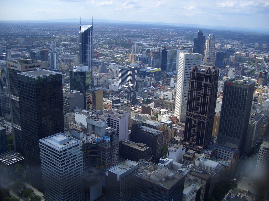 Outlook from Melbourne Observation Deck