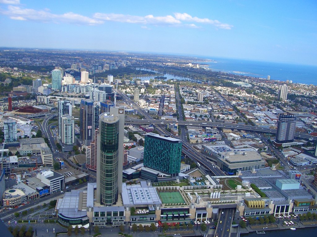 Outlook from Melbourne Observation Deck