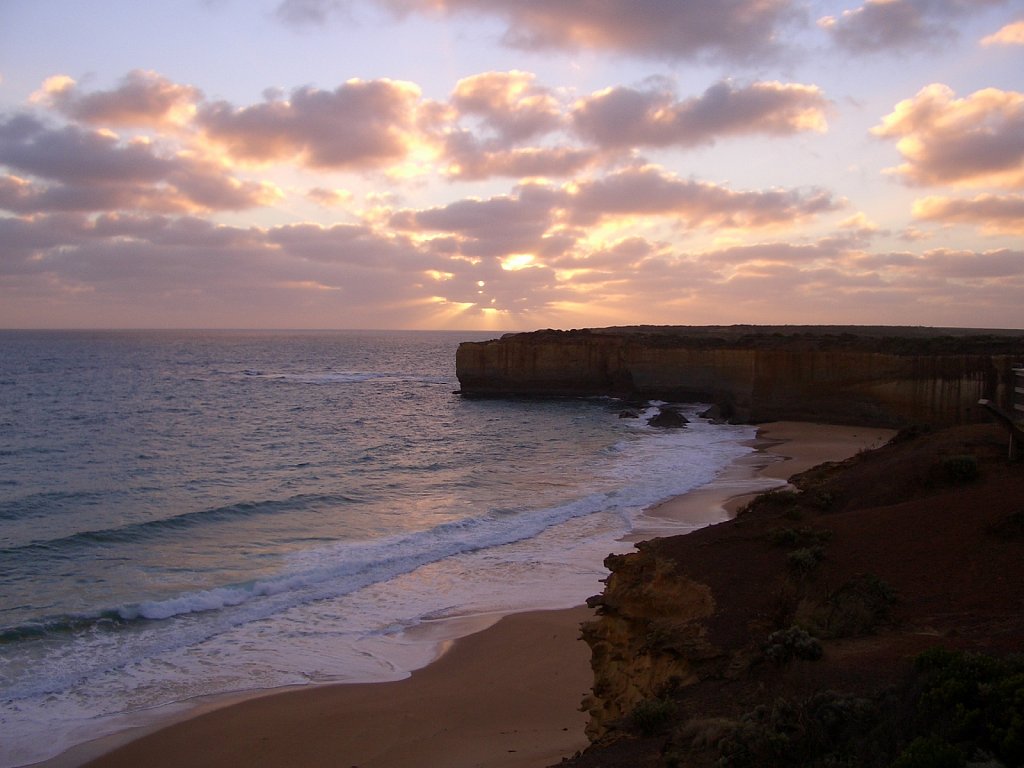 Sunset at the Great Ocean Road