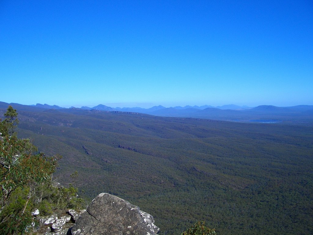 Typical landscape of the Grampians