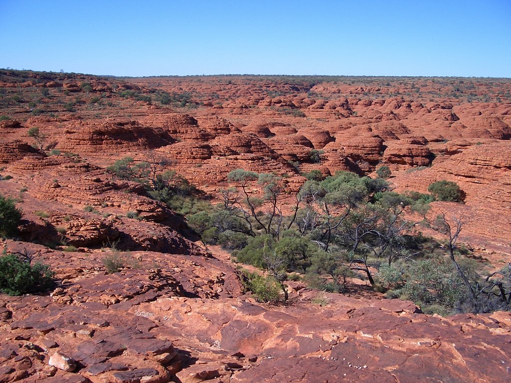 Rock formations on the Kings Canyon