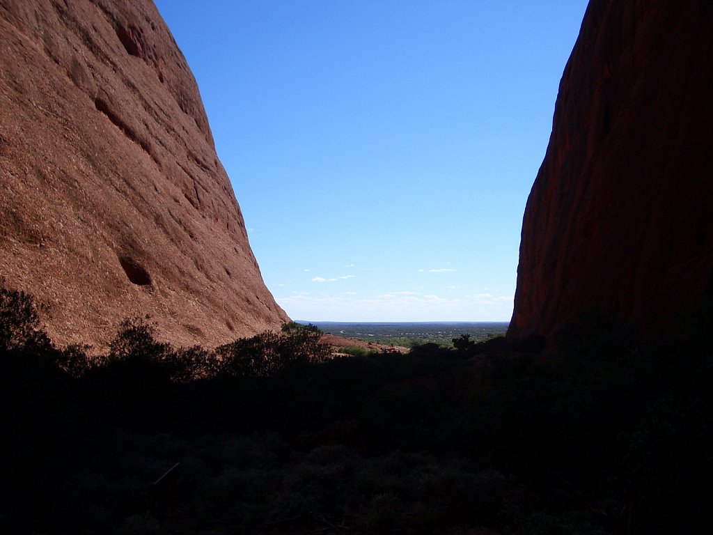 Kata Tjuta: View from Olga Gorge