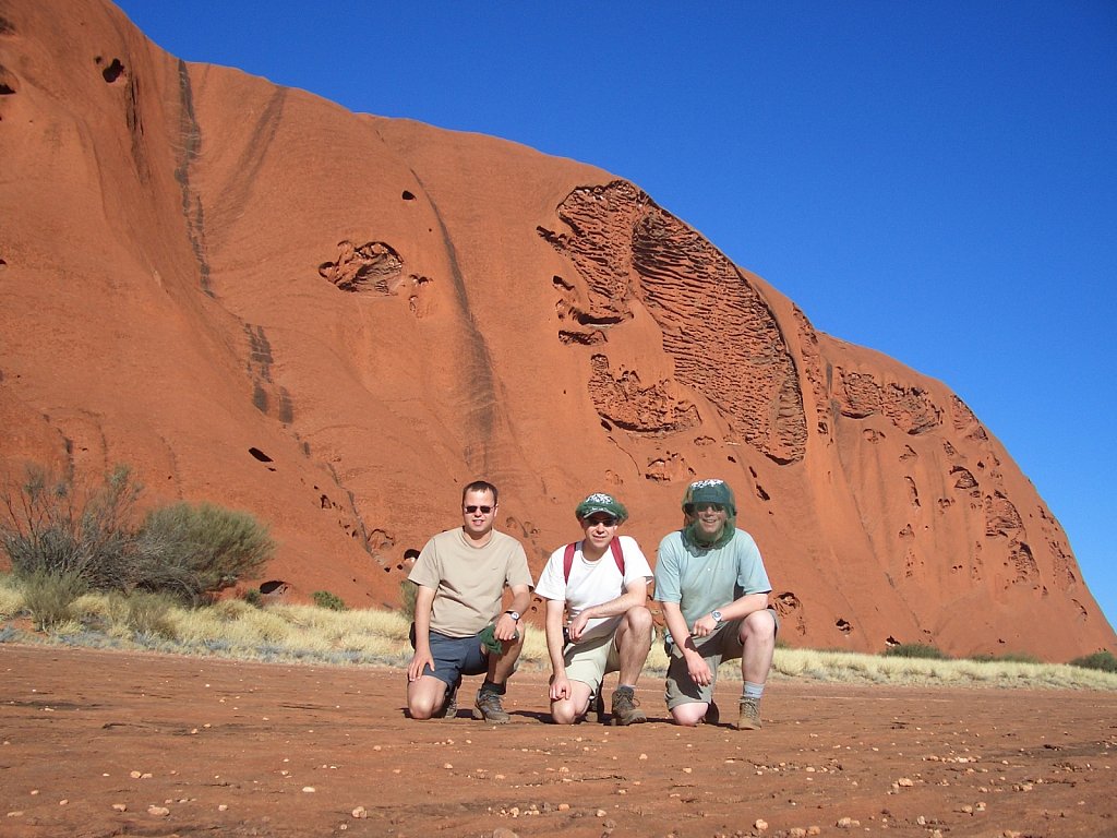 On the way around Uluru
