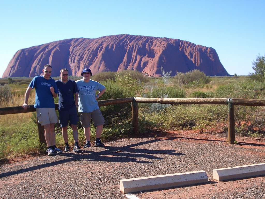 At Uluru (Ayers Rock)