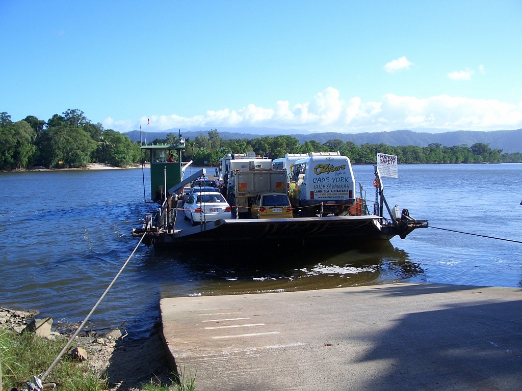 Ferry over Daintree River