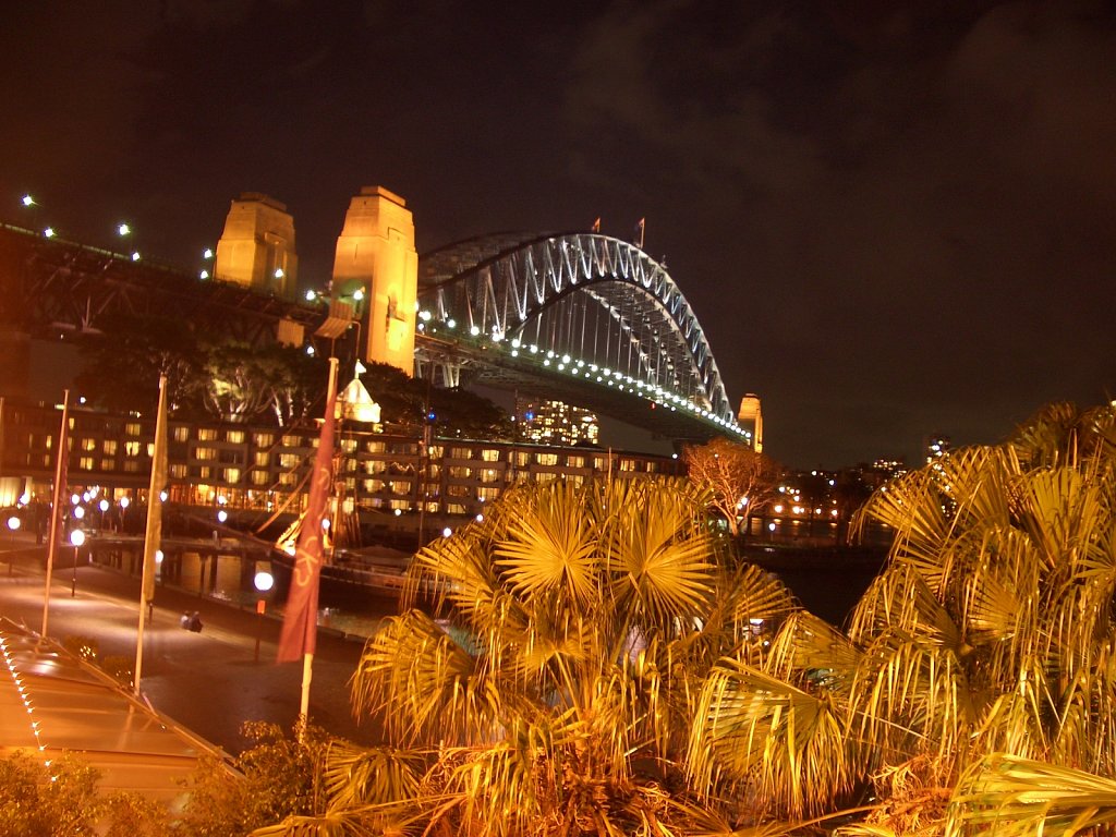 Sydney Harbour Bridge by night