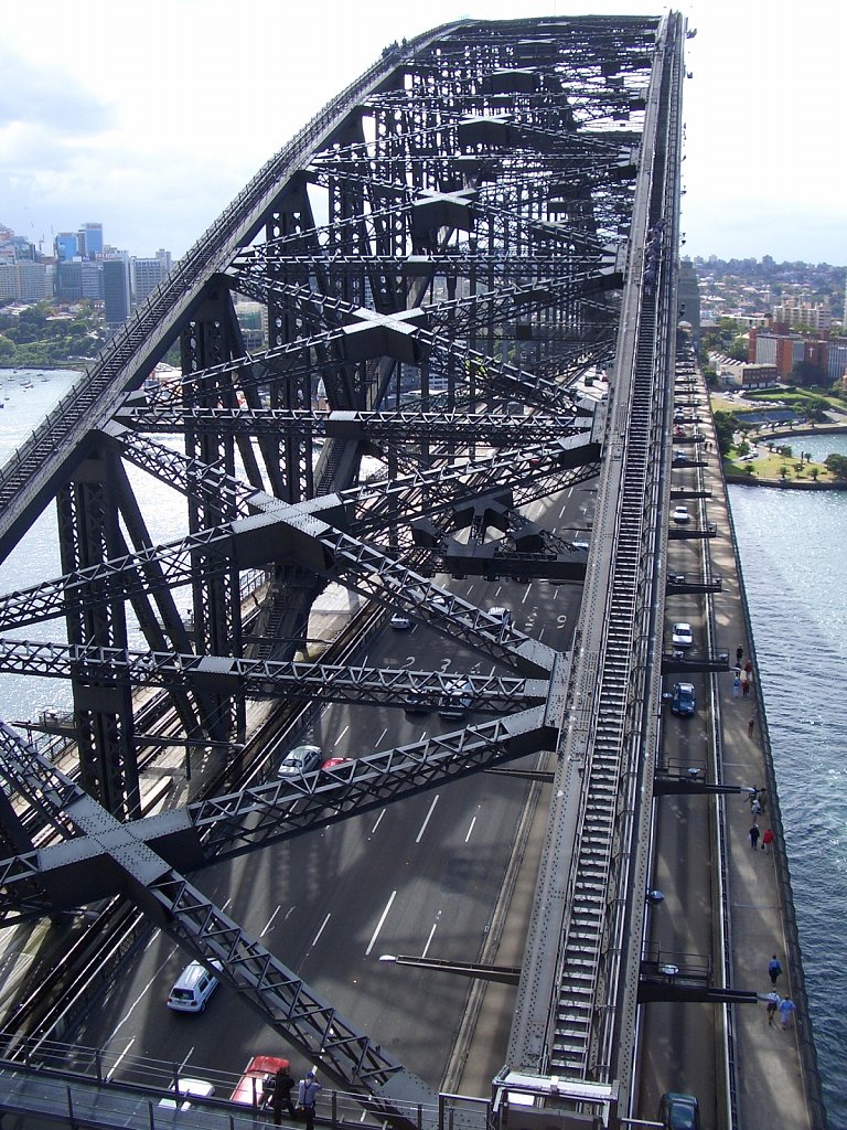 Harbour bridge from the pillar