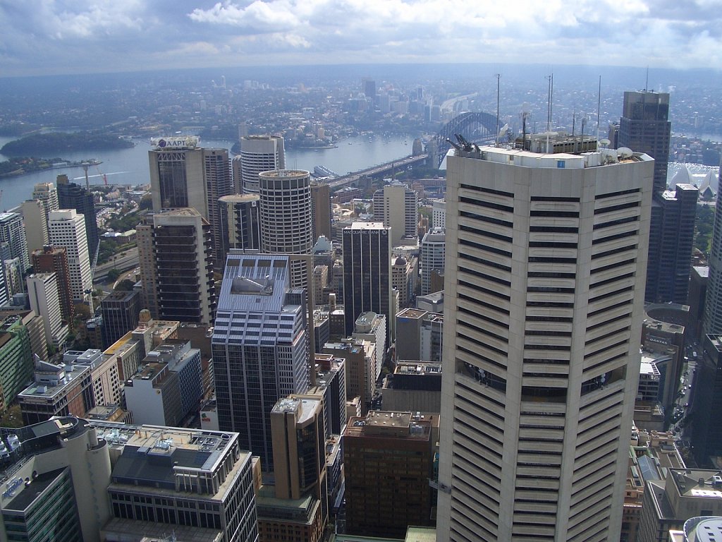 Outlook from Sydney Tower