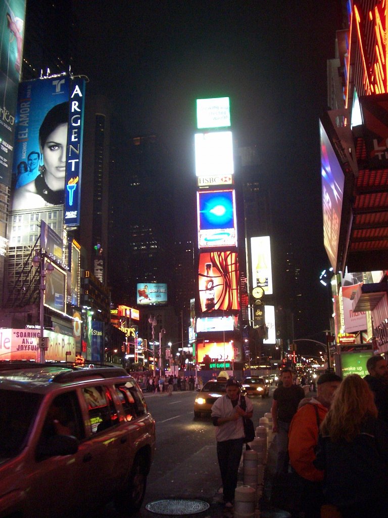 Time Square at night