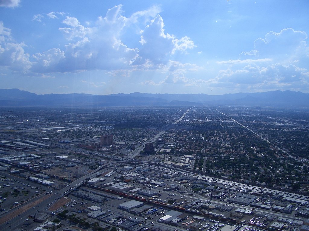 Outlook from Stratosphere Tower