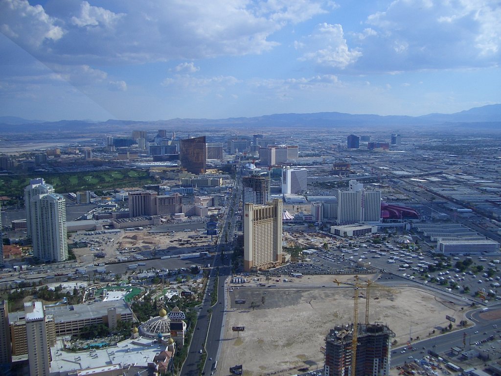 Las Vegas Strip viewed from Stratosphere Tower