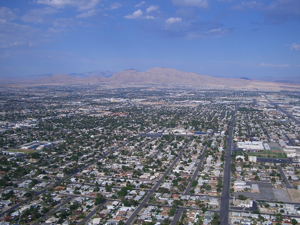 Outlook from Stratosphere Tower
