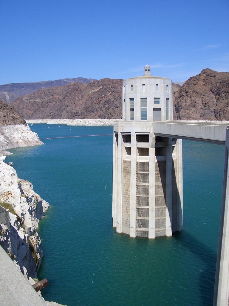 Penstock tower at Hoover Dam