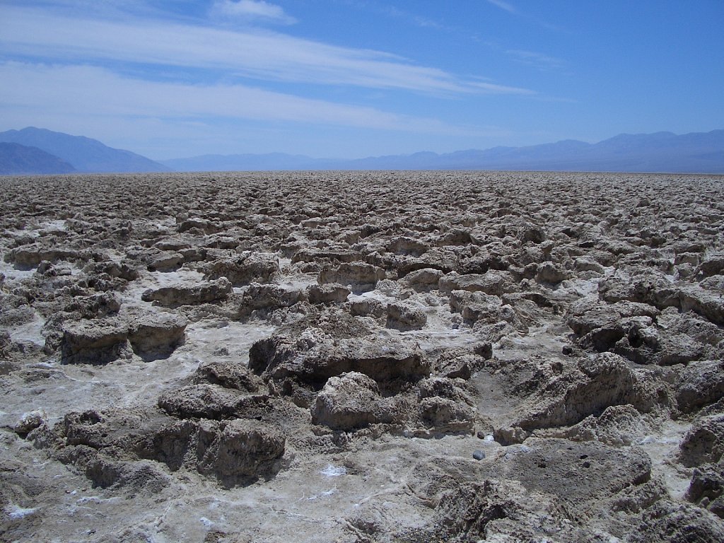 "Devils' Golf Course" in Death Valley