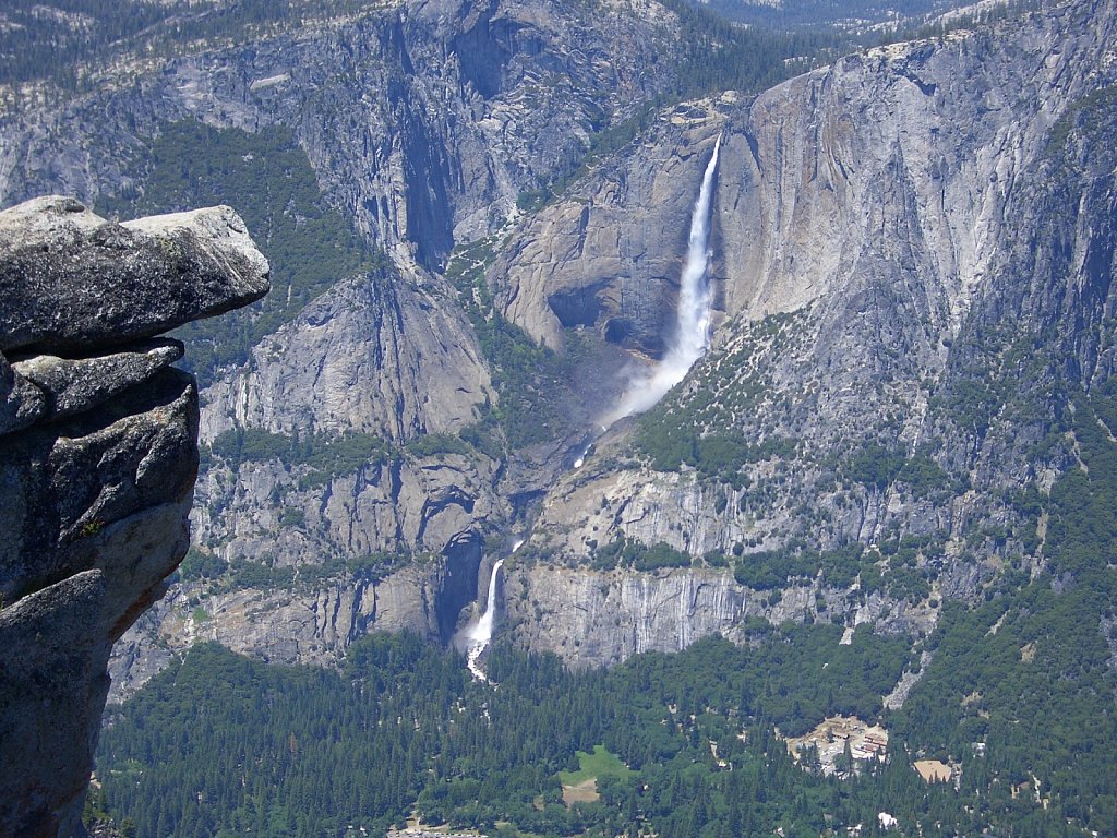 Yosemite Falls, viewed from Glacier Point
