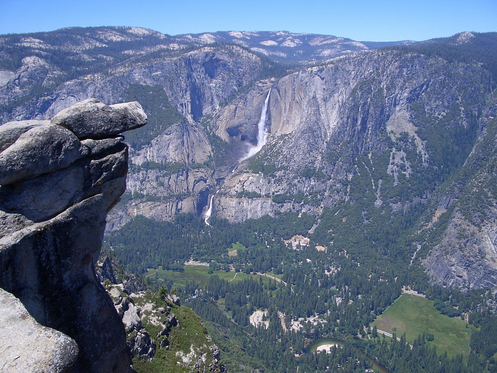 Yosemite Falls, viewed from Glacier Point