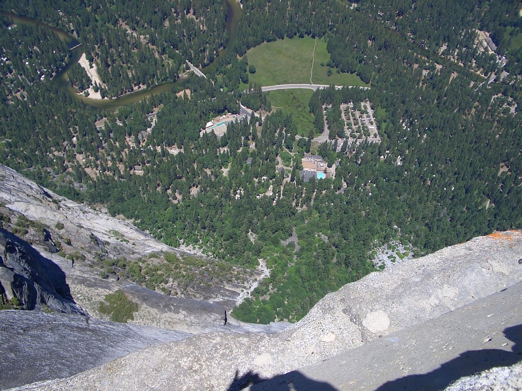 View into the valley from Glacier Point
