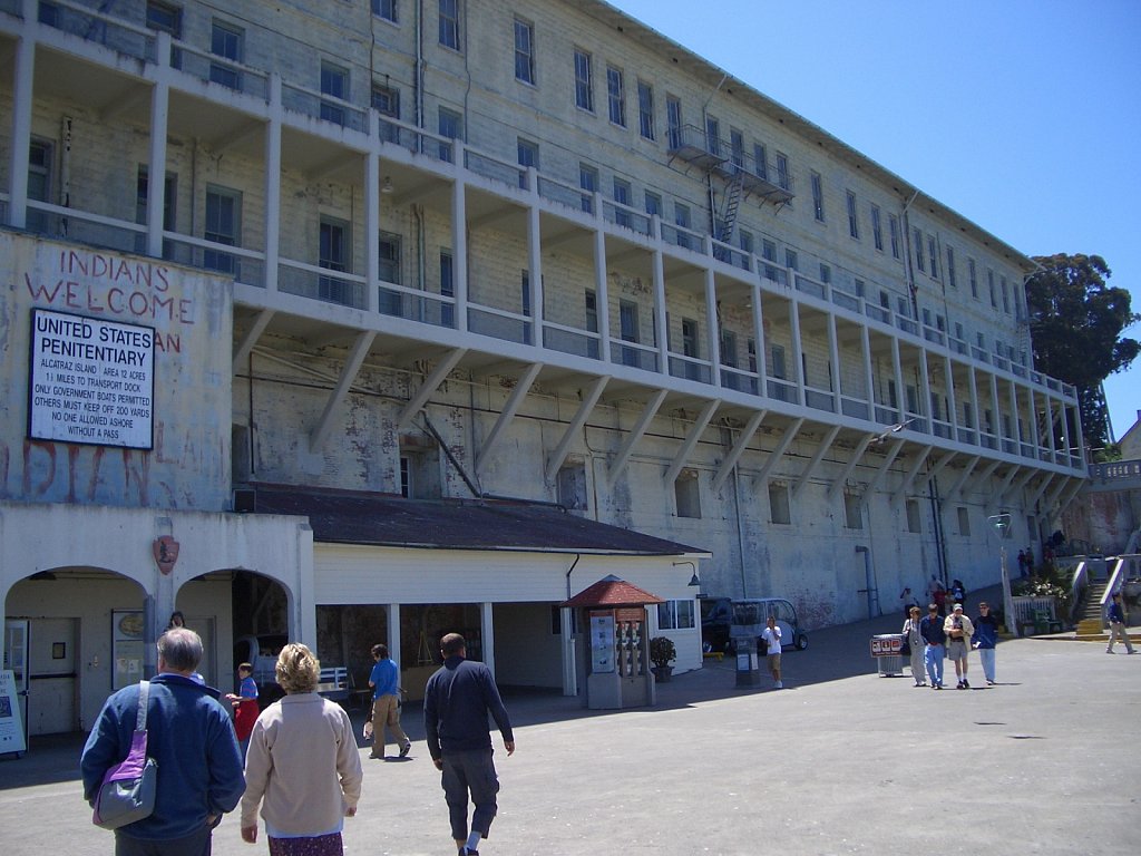 Prison cell house at Alcatraz