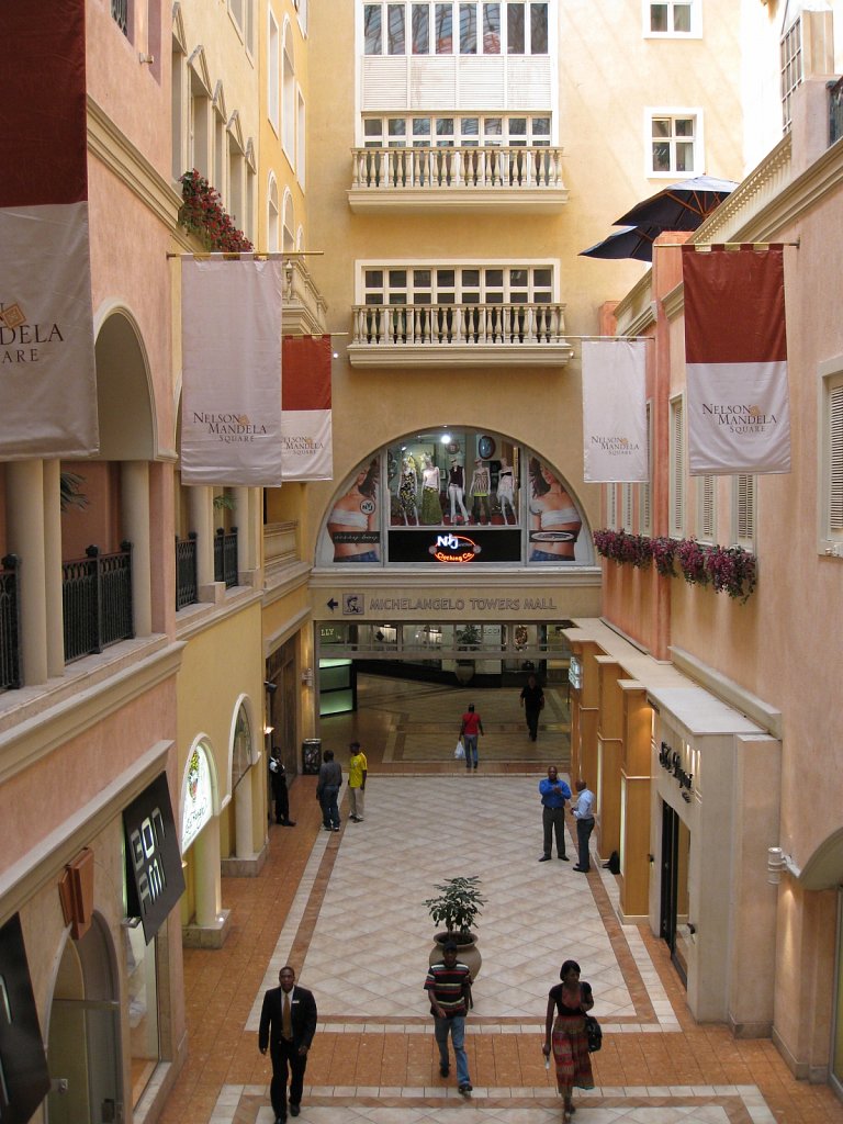 Shopping Mall at Mandela Square, Sandton