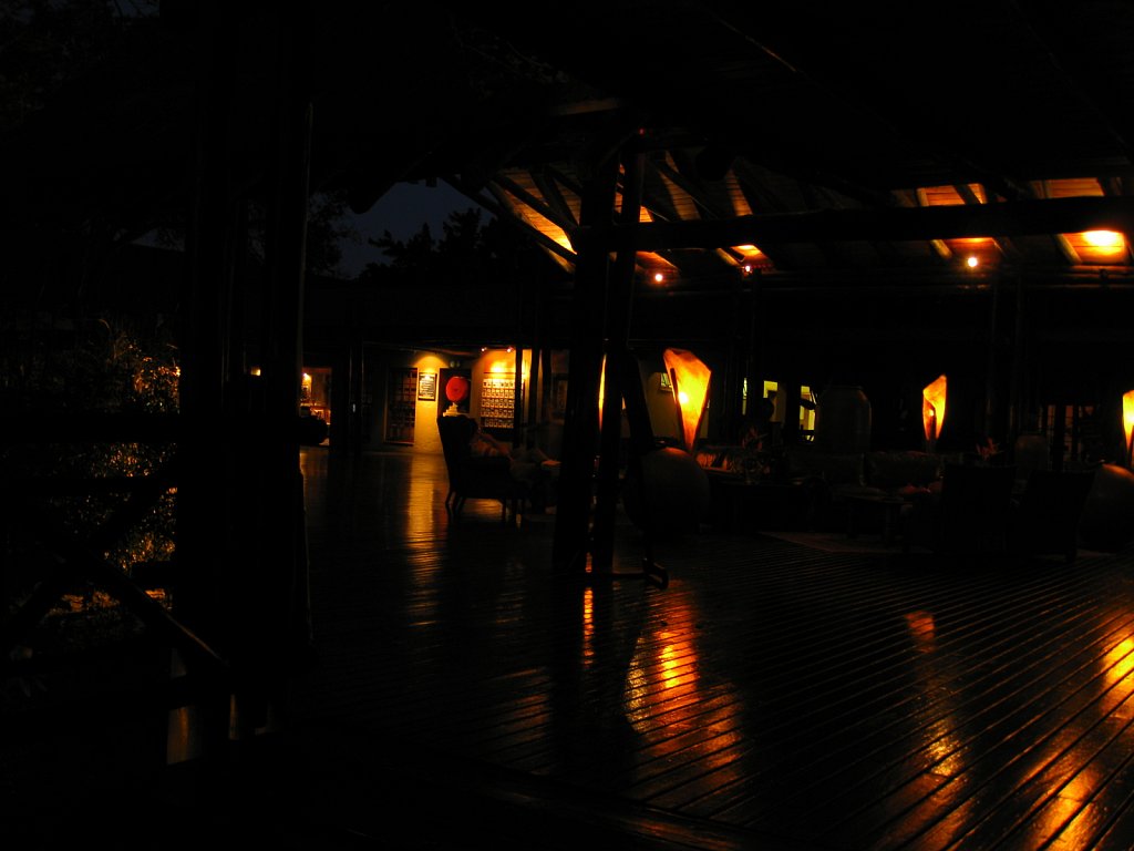 Lodge by night