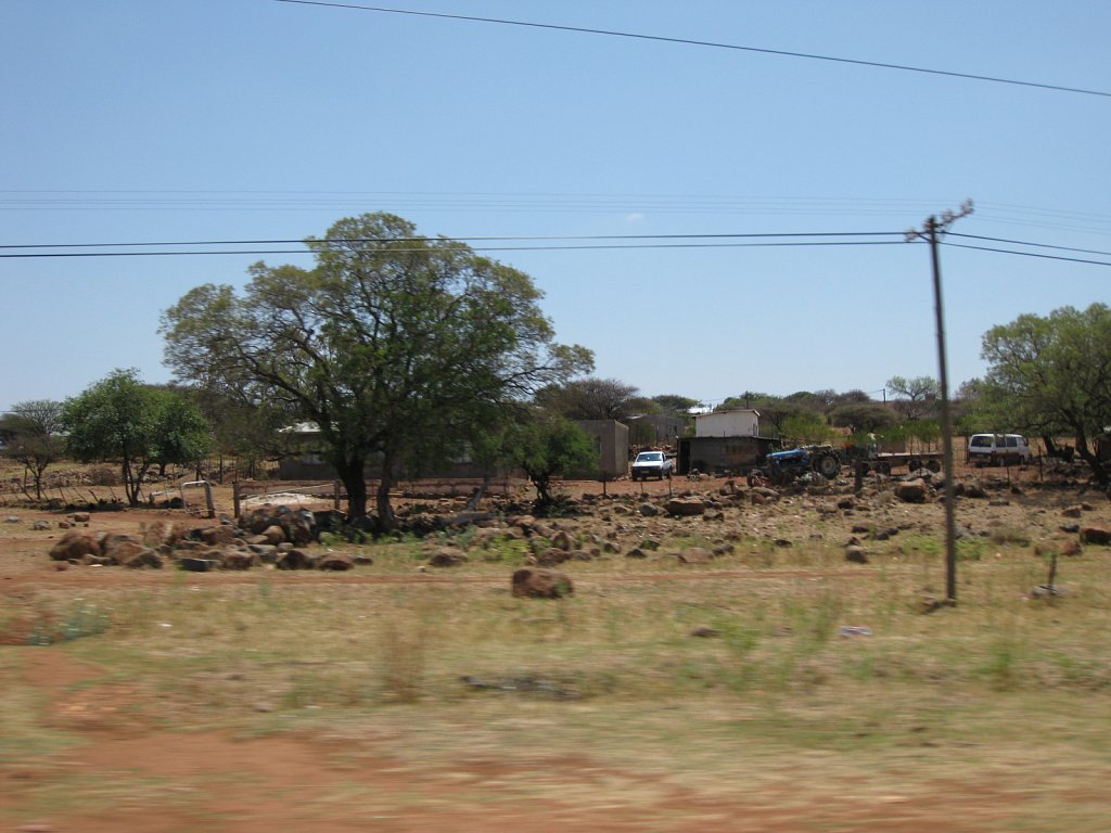 On the way to Madikwe Game Reserve