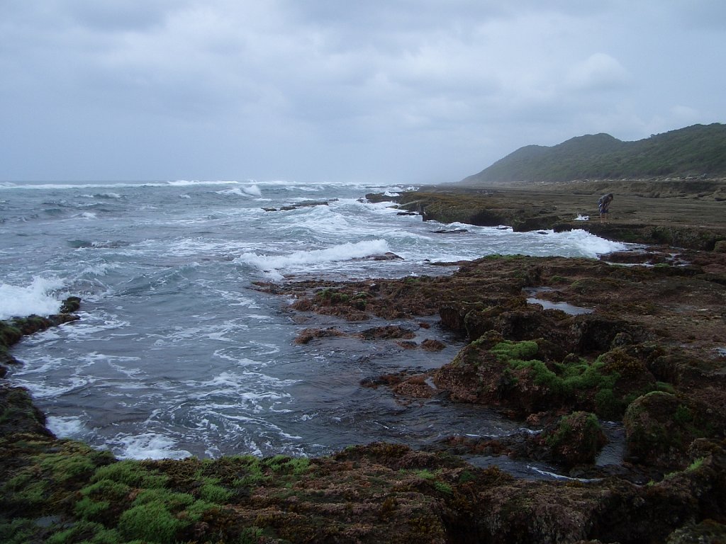 Coast of the indian ocean near Saint Lucia