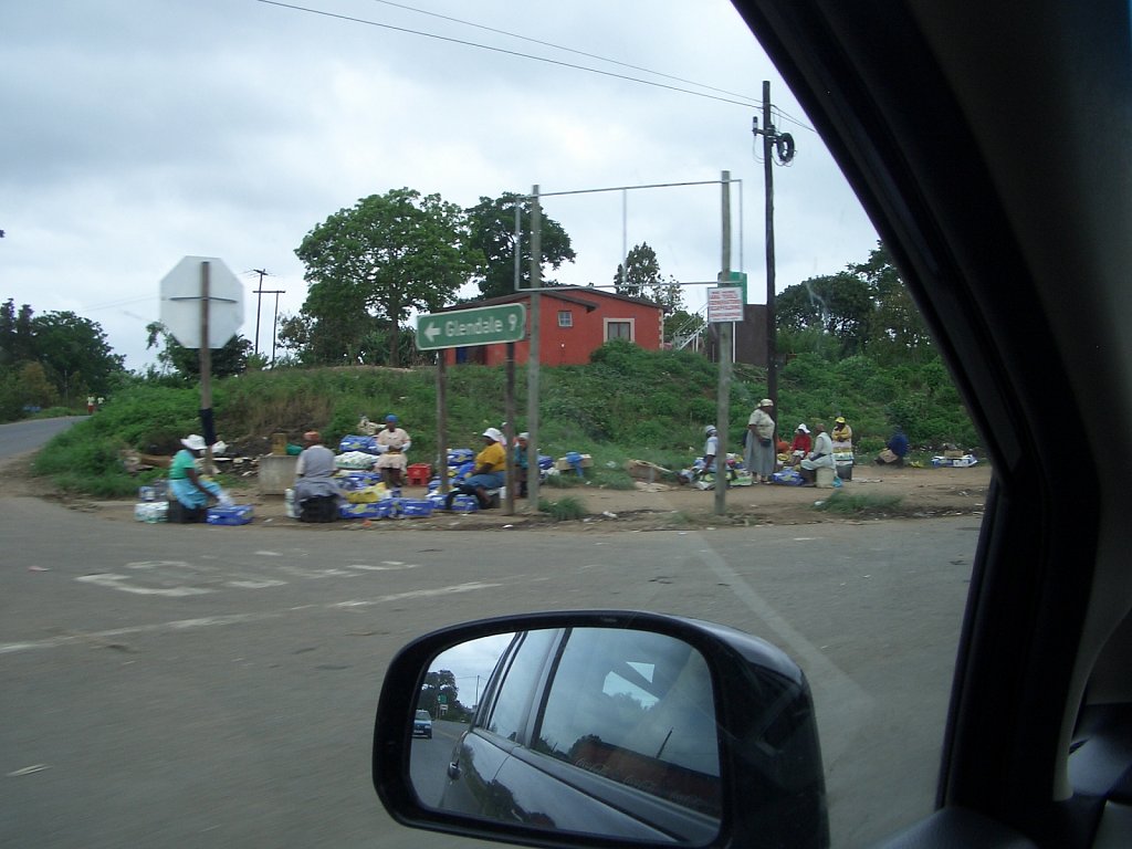 Sales women near the street