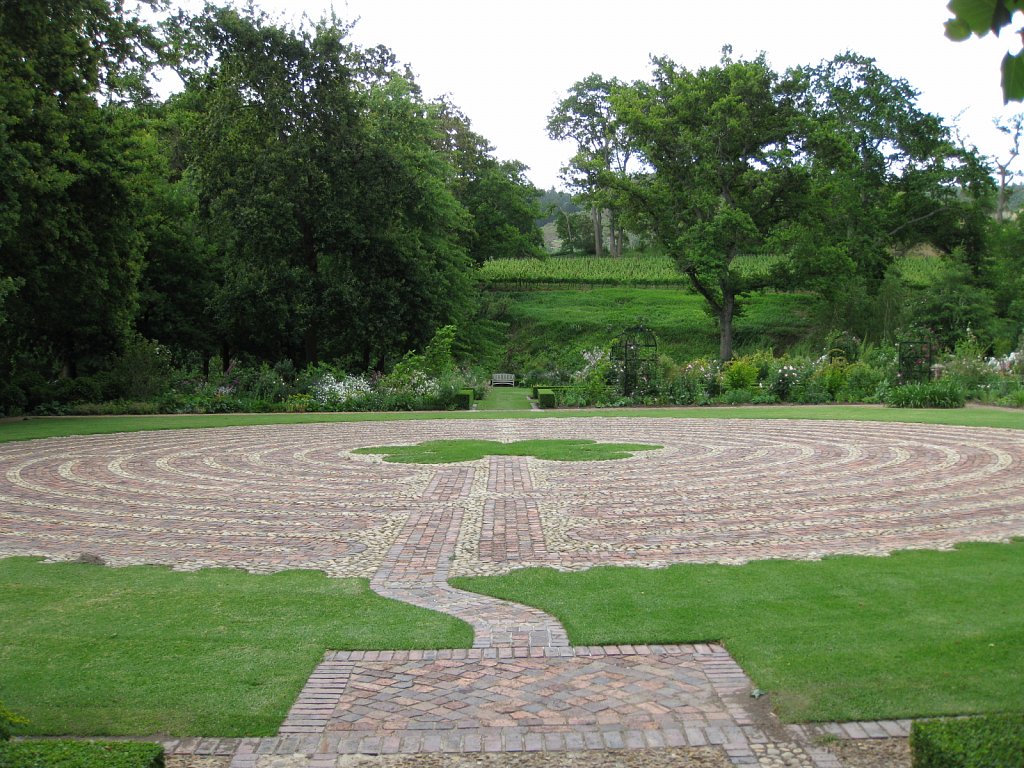 Garden of winery Rustenberg