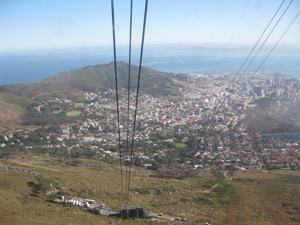 Table Mountain: View from cable car