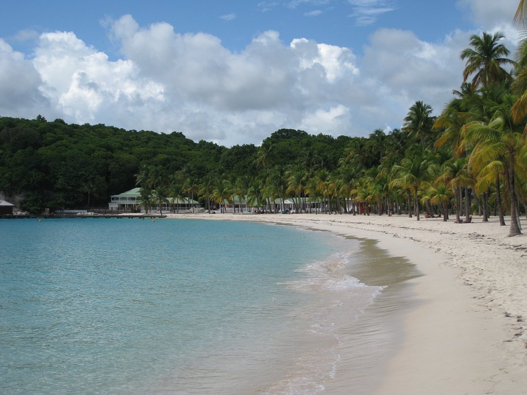 Beach "La Caravelle" in Sainte-Anne