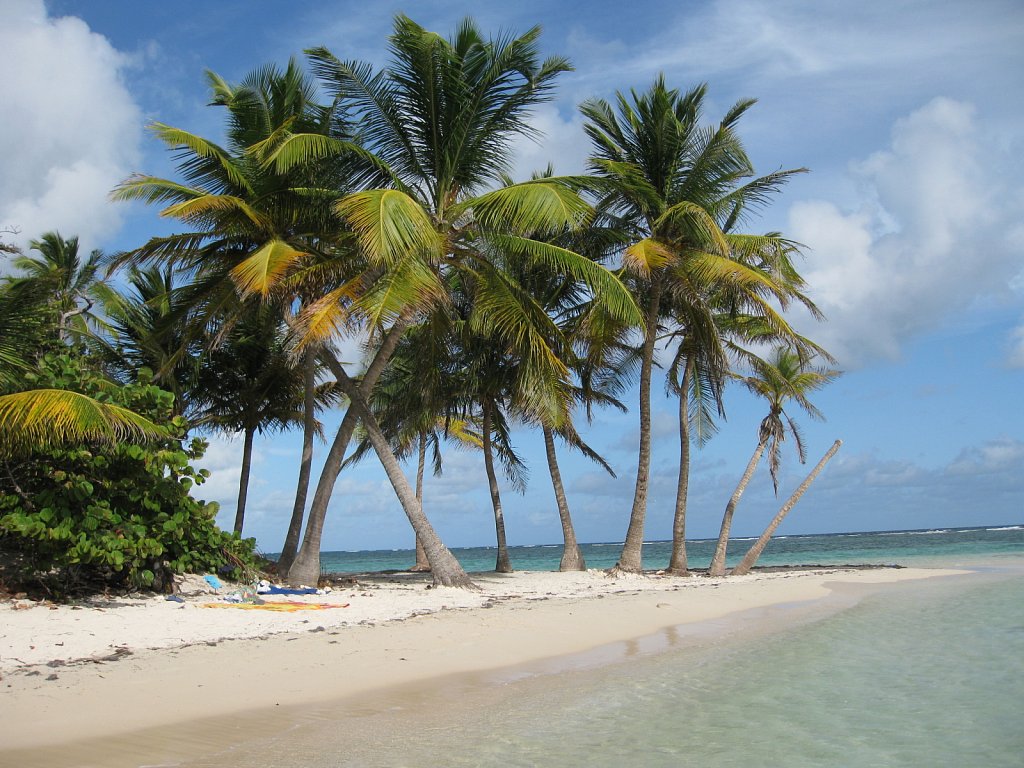 Beach "La Caravelle" in Sainte-Anne