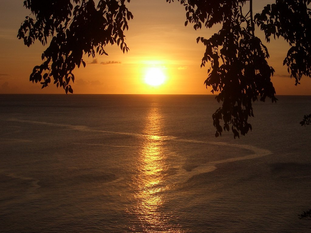 Sunset at the Tamarind Tree Hotel