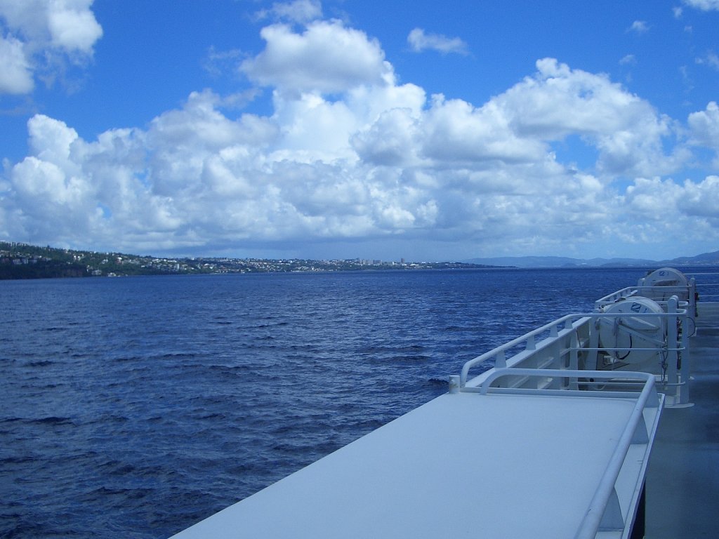 Martinique viewed from the ferry