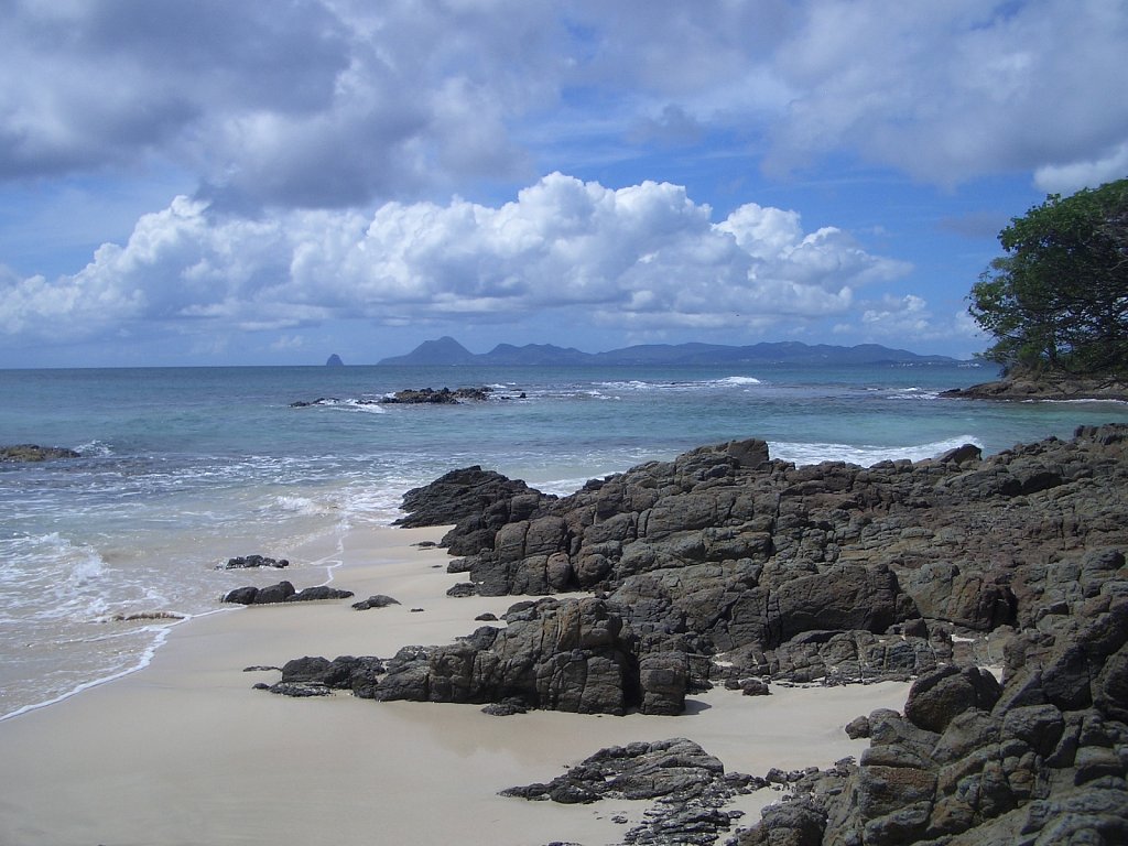 Beach "La Plage des Salines" near Sainte-Anne