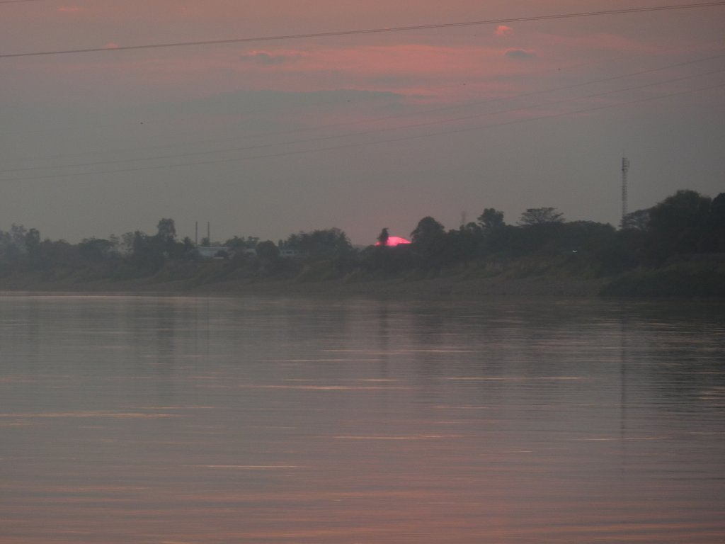 Sunset at Mekong