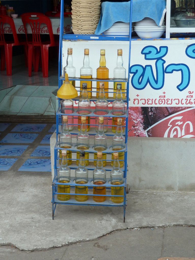 Bottled fuel for scooters and tuktuks