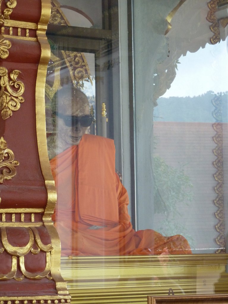Mummified monk at Wat Khunaram