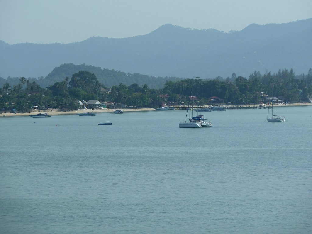 View from Wat Phra Yai (Big Buddha Temple)