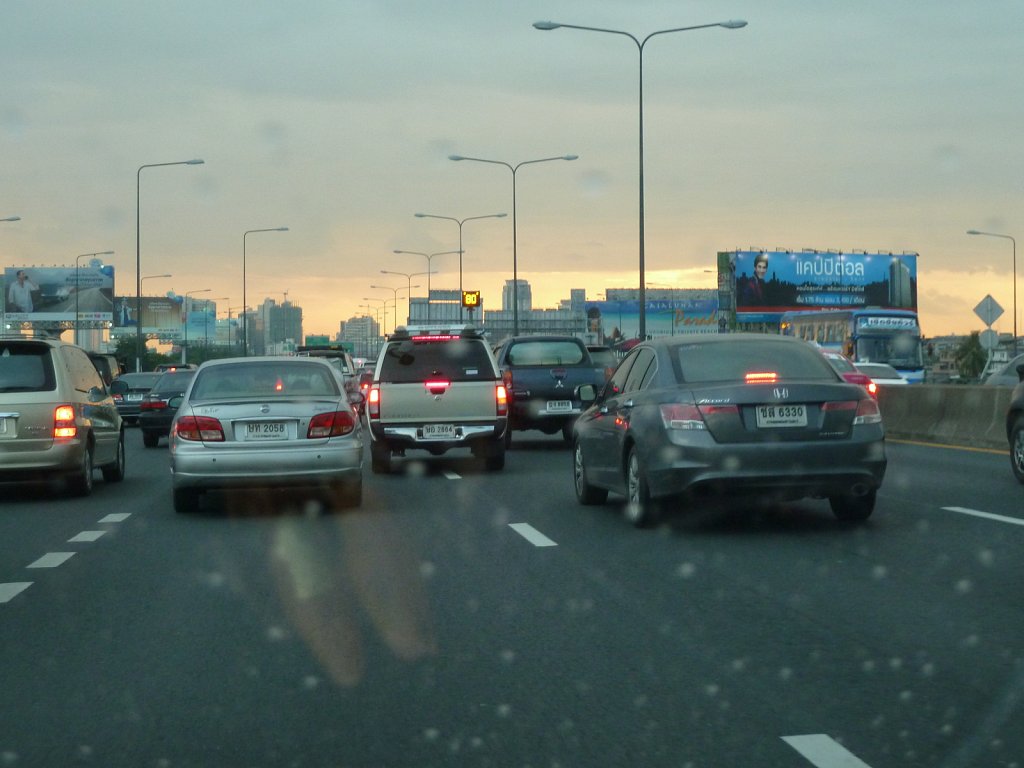 Traffic jam - fist impression of Bangkok