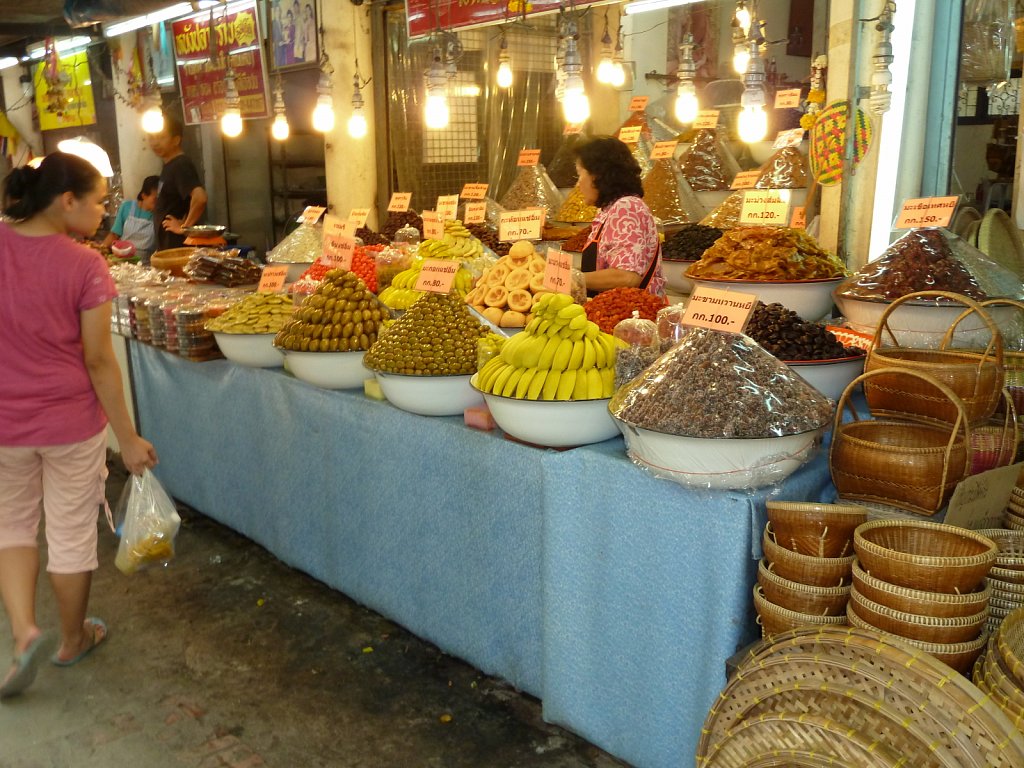Colorful market in Ayuttaya