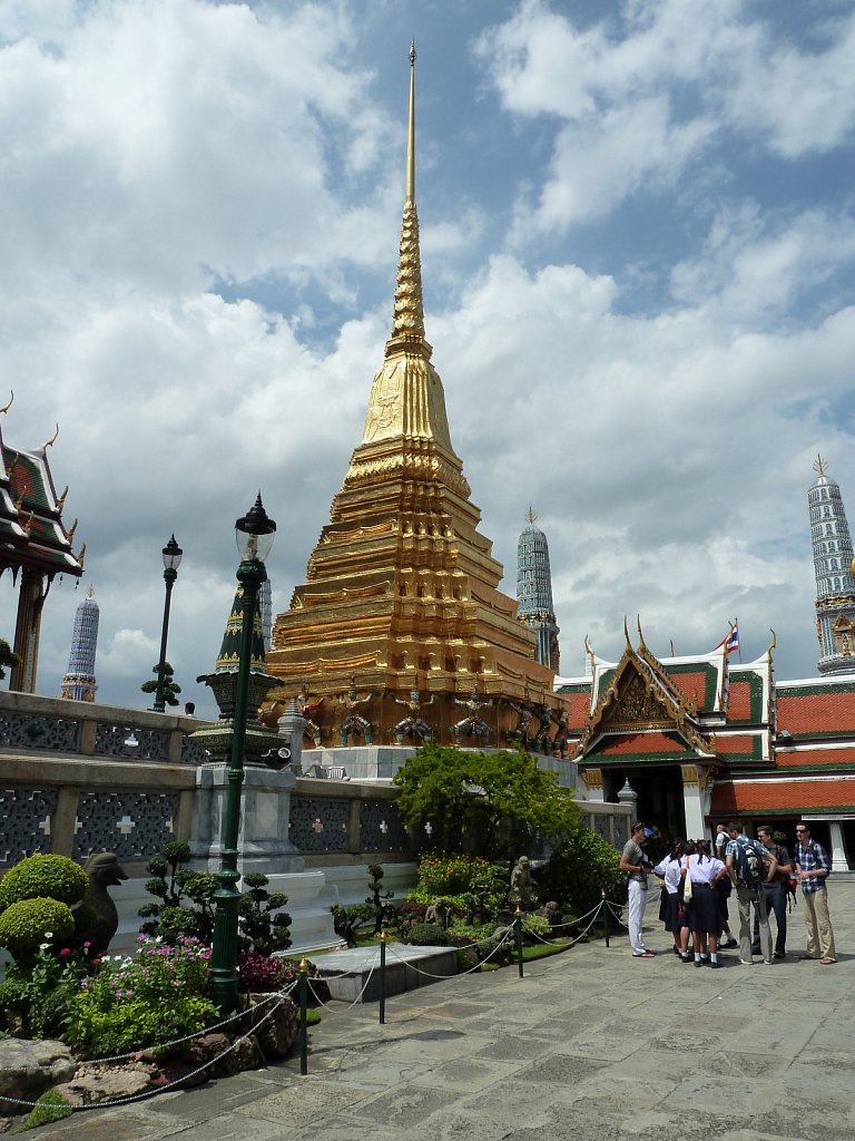 The Chapel Royal of The Emerald Buddha (Wat Phra Kaeo) in the Grand Palace