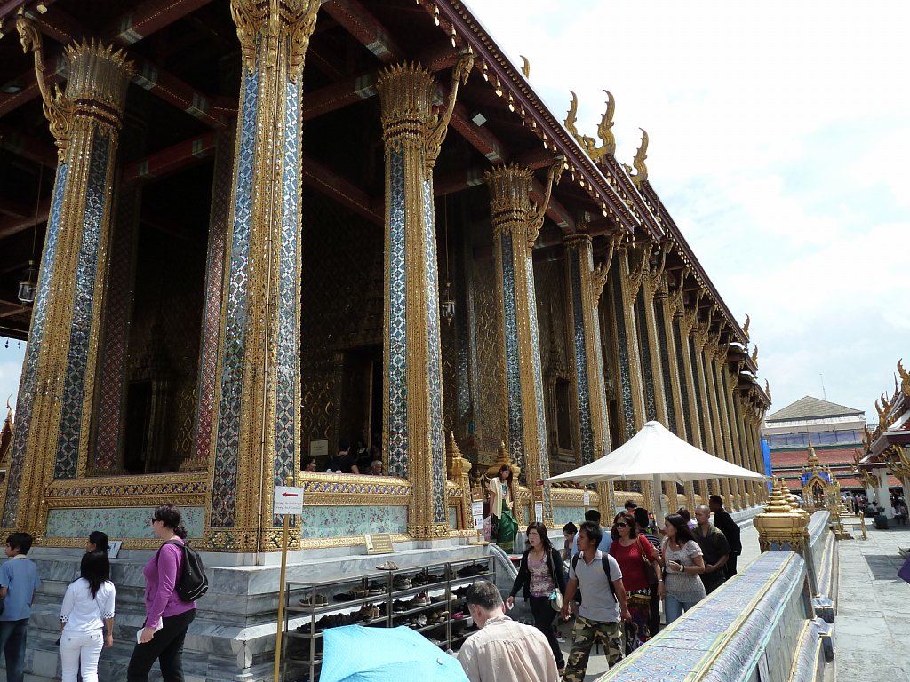 The Chapel Royal of The Emerald Buddha (Wat Phra Kaeo) in the Grand Palace