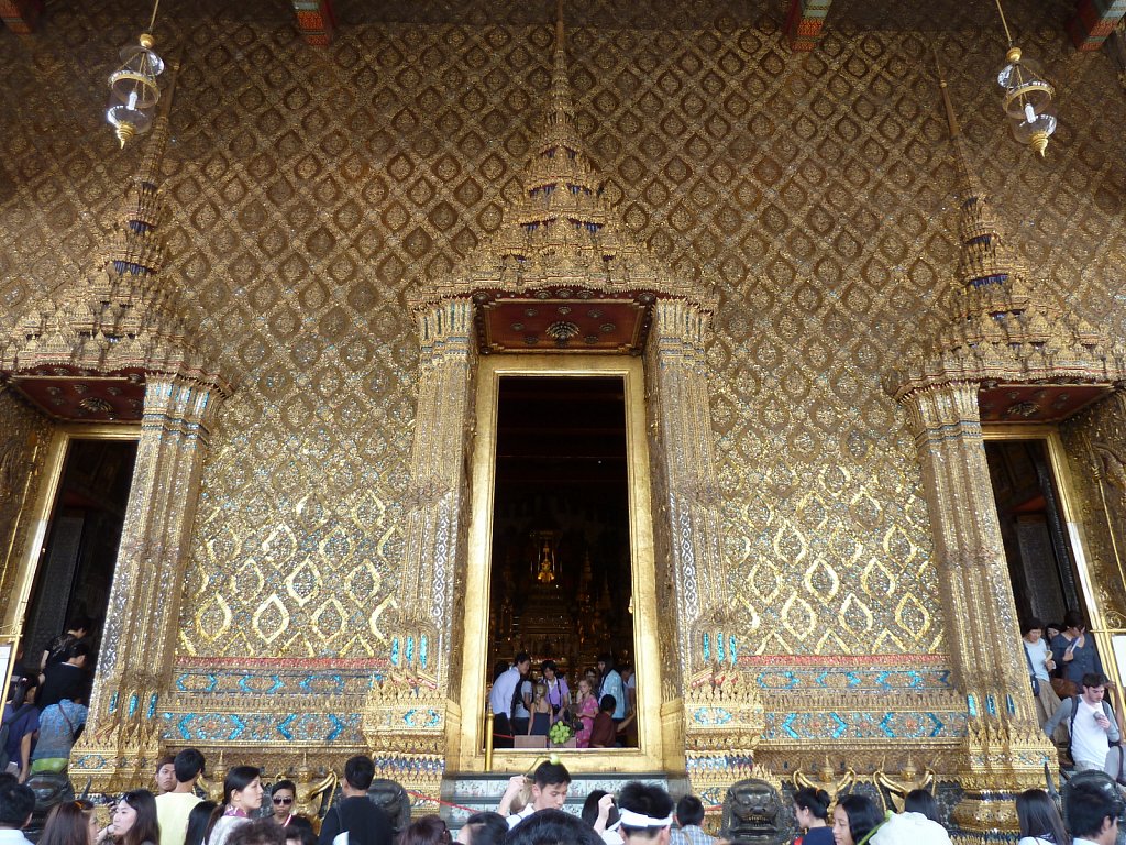 The Chapel Royal of The Emerald Buddha (Wat Phra Kaeo) in the Grand Palace