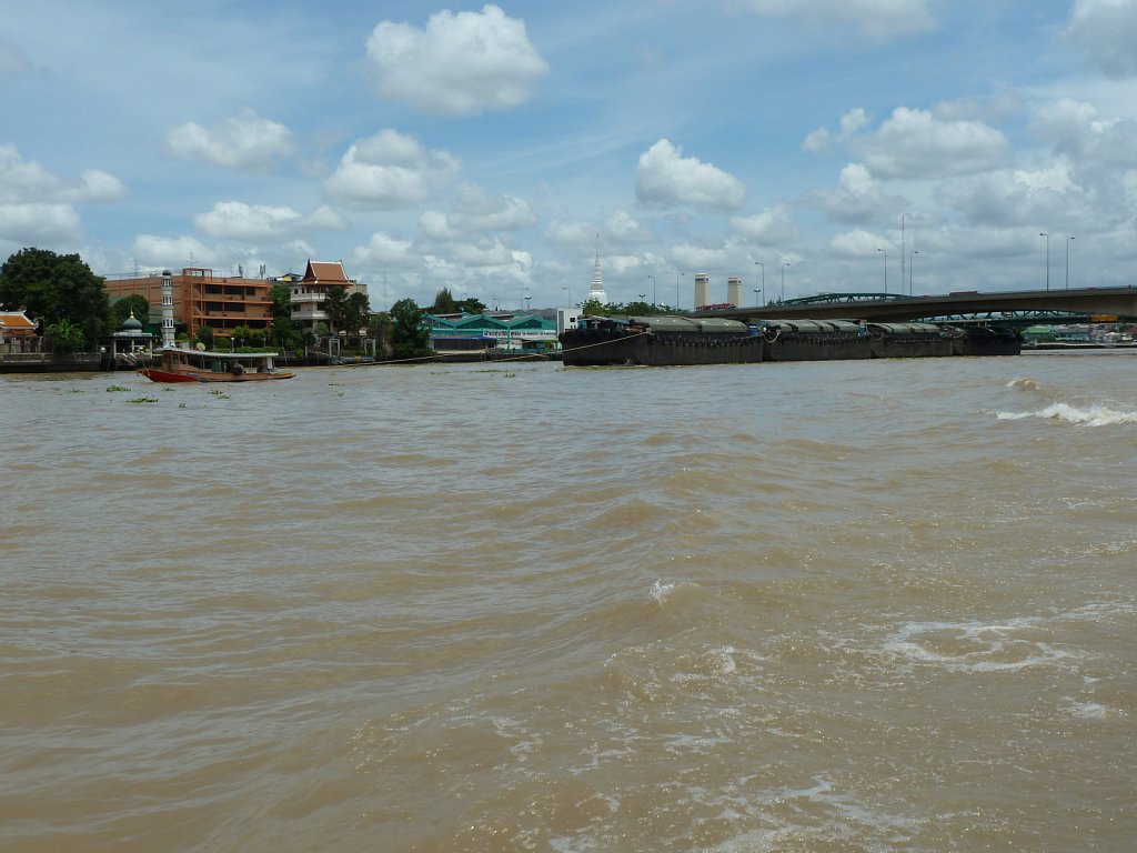 Barge on Chao Phraya River