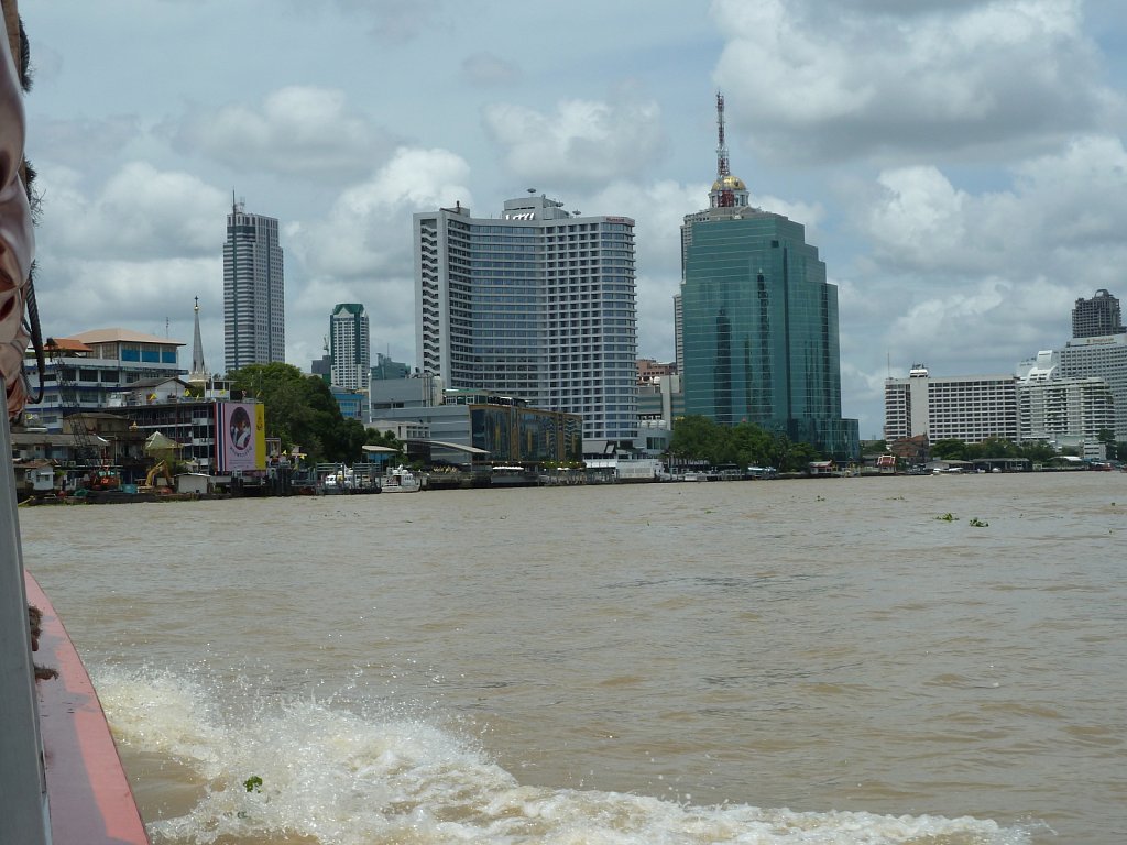 Riverbank of Chao Phraya River in Bangkok