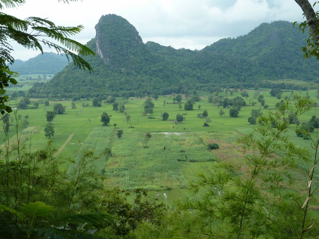 Outlook from the entrance of Erewan Cave