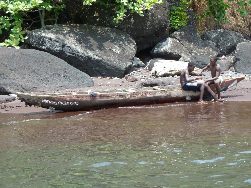 Fishing boat at Bota island