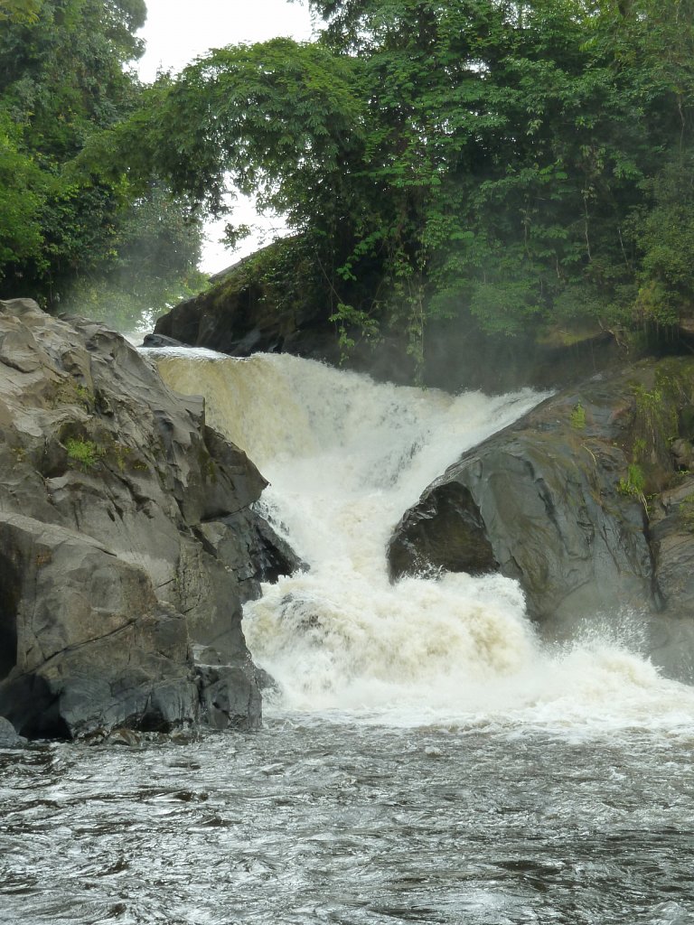 Mana falls in Korup National Park