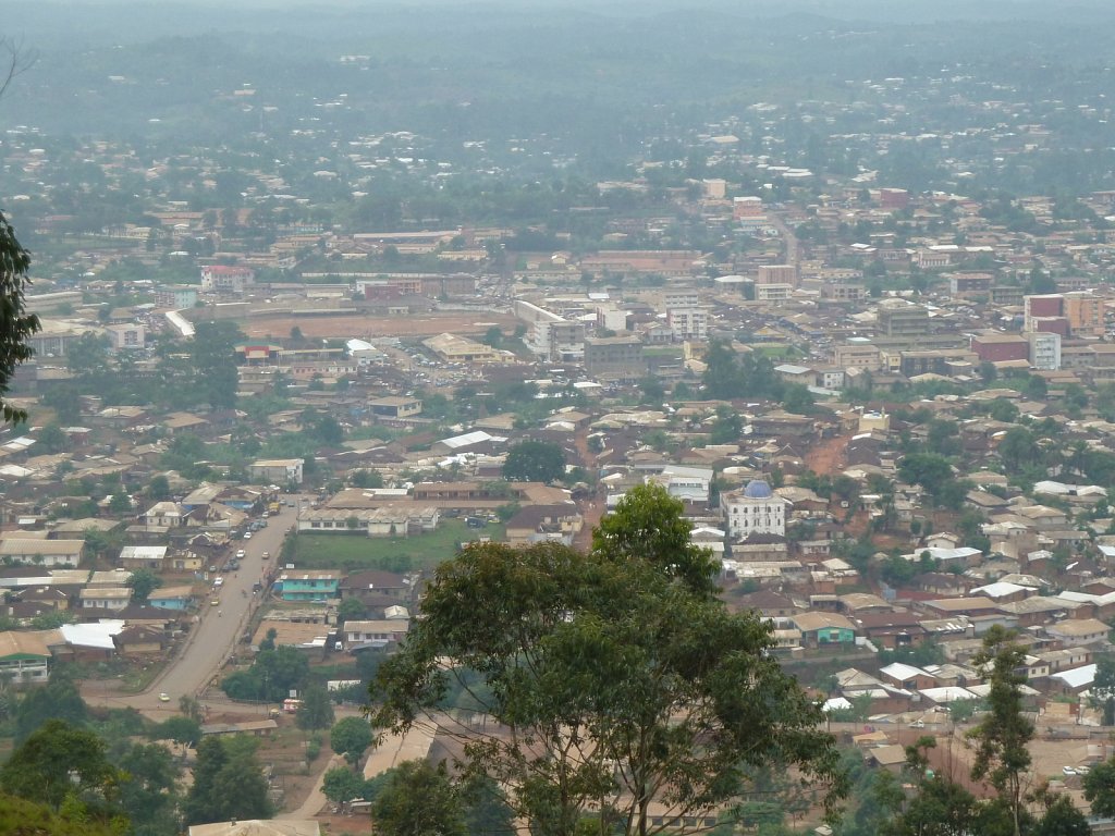 Bamenda viewed from the nearby hills