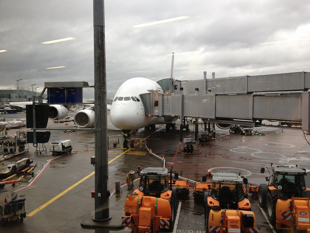 Thai Airways Airbus A380 at Frankfurt Airport
